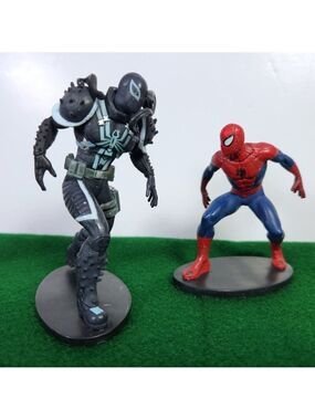 Disney Marvel Spider-Man and Agent Venom Toy Action Figure Cake Topper
